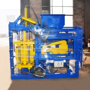 QTJ4-25 Brick Machine Make Block Minitype Automatic Building Material Concrete Interlock Cement Brick Making Machinery