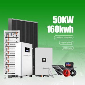150kWh 200kWh 300kWh Lithium Battery BESS 50KW 160kWh Hybrid Solar System